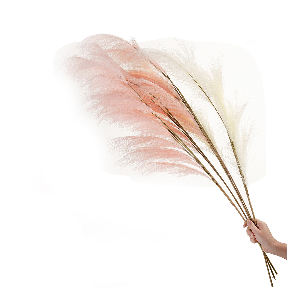 MW09927 High Quality artificial flower Pampas grass 110CM color variety For Mother's Day gift