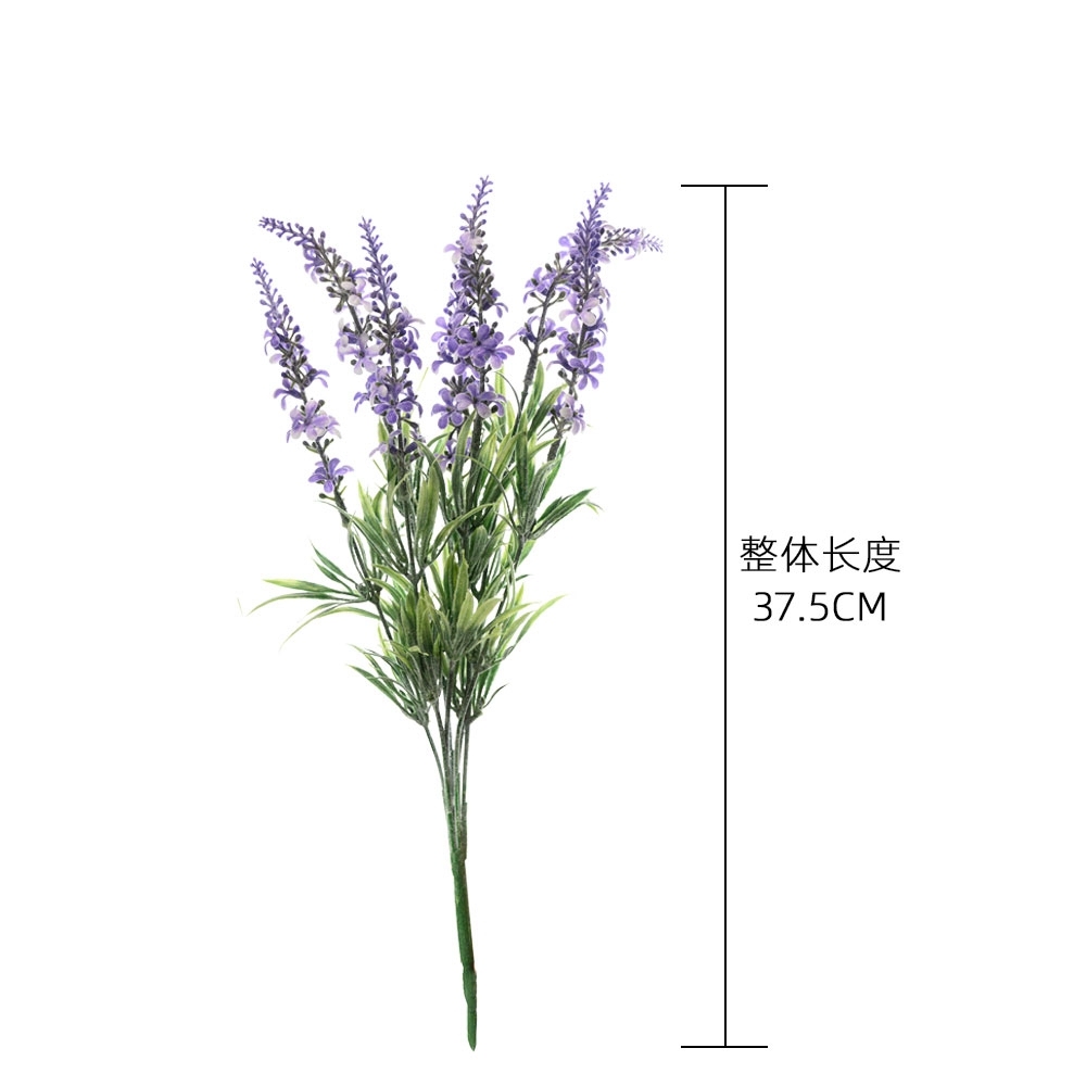 MW56669 Artificial Flower Bouquet Lavender Hot Selling Garden Wedding Decoration
