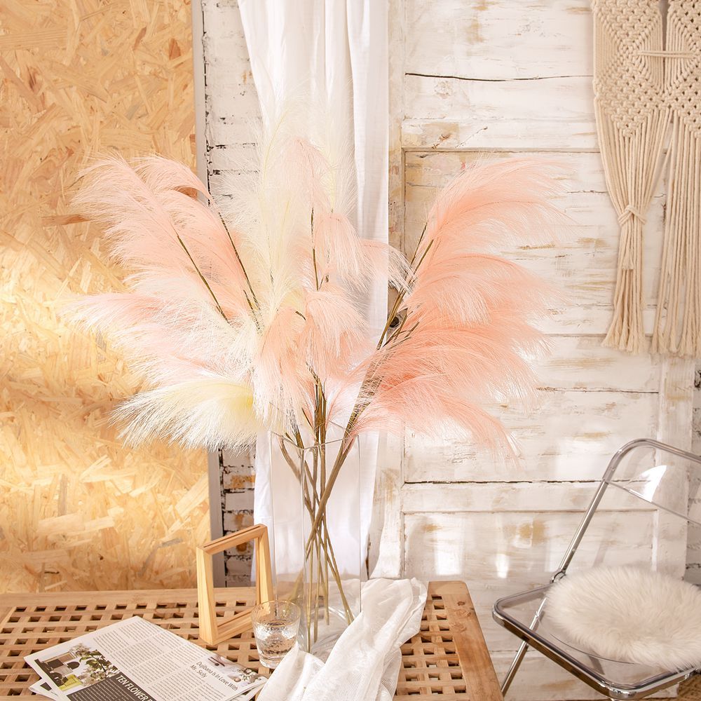 MW09927 High Quality artificial flower Pampas grass 110CM color variety For Mother's Day gift