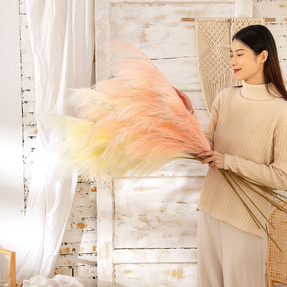 MW09927 High Quality artificial flower Pampas grass 110CM color variety For Mother's Day gift