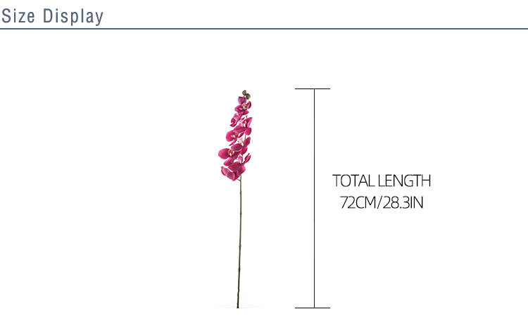 Wholesale Real Touch MW18901 Artificial Orchid Flower For Wedding Decor Artificial Decoration Flower Phalaenopsis