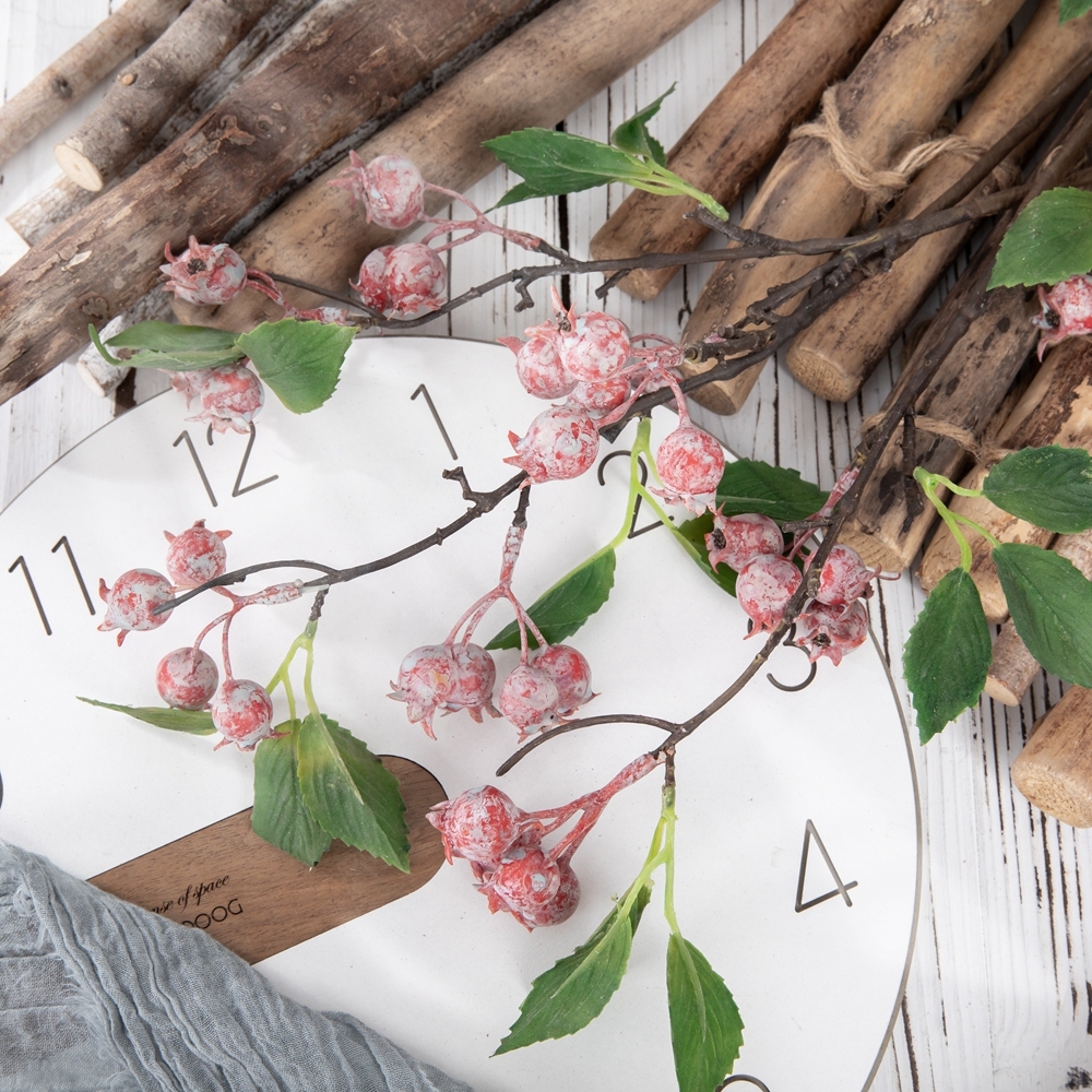 MW25584 Artificial Flower Berry Hot Selling Christmas Picks Festive Decorations