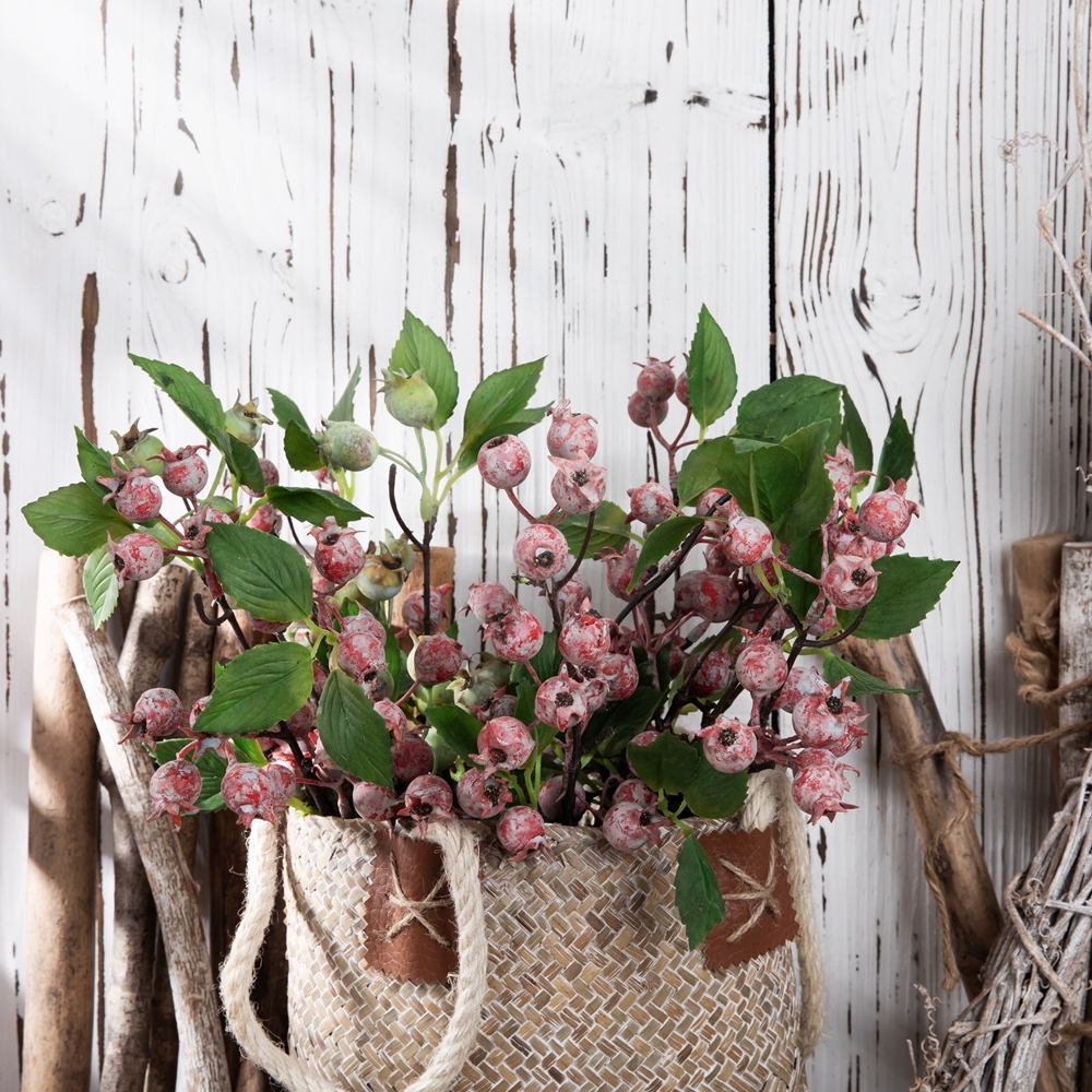 MW25584 Artificial Flower Berry Hot Selling Christmas Picks Festive Decorations
