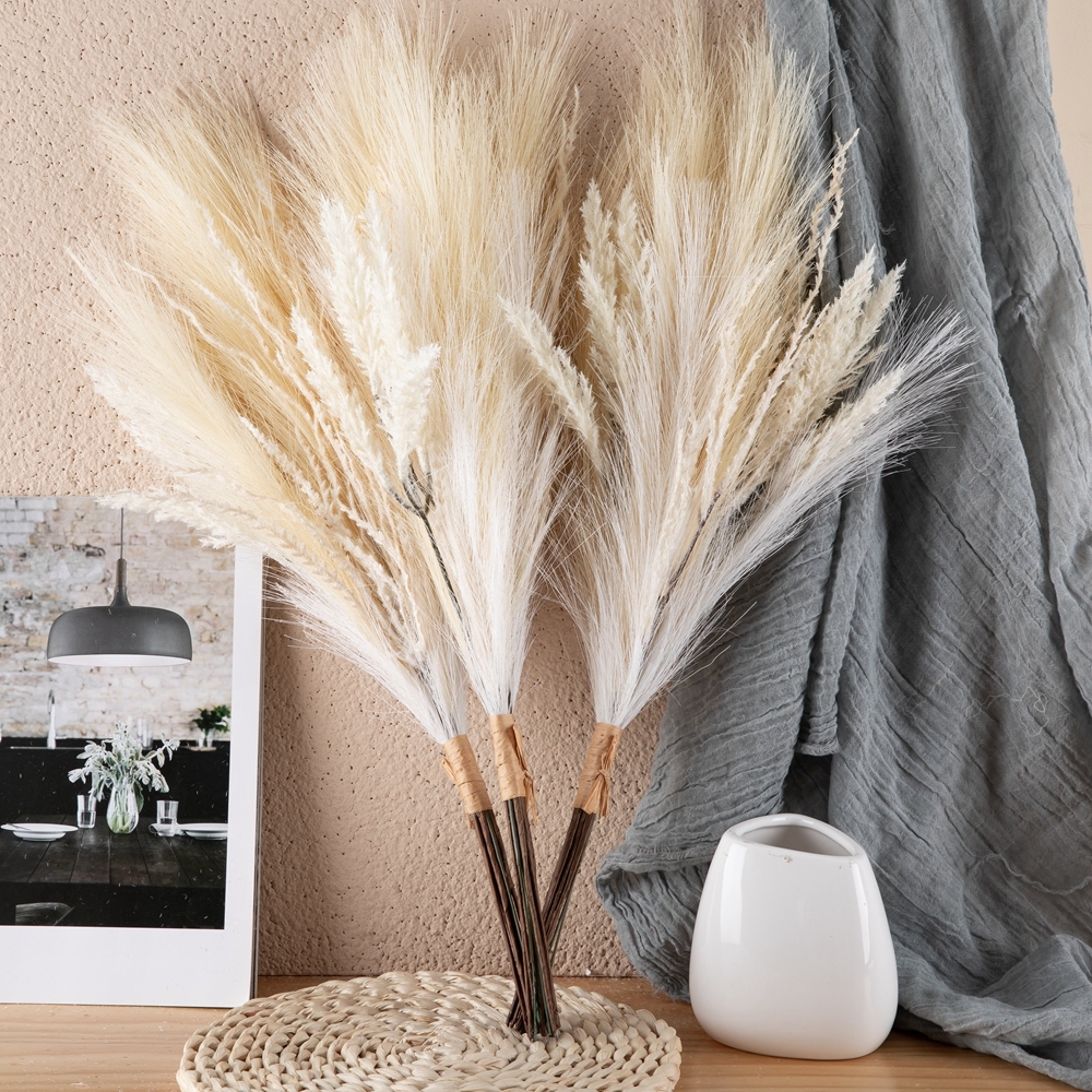 MW85101 Artificial Pampas Grass Astilbe Bundle Hot Selling Wedding Decoration Decorative Flowers and Plants