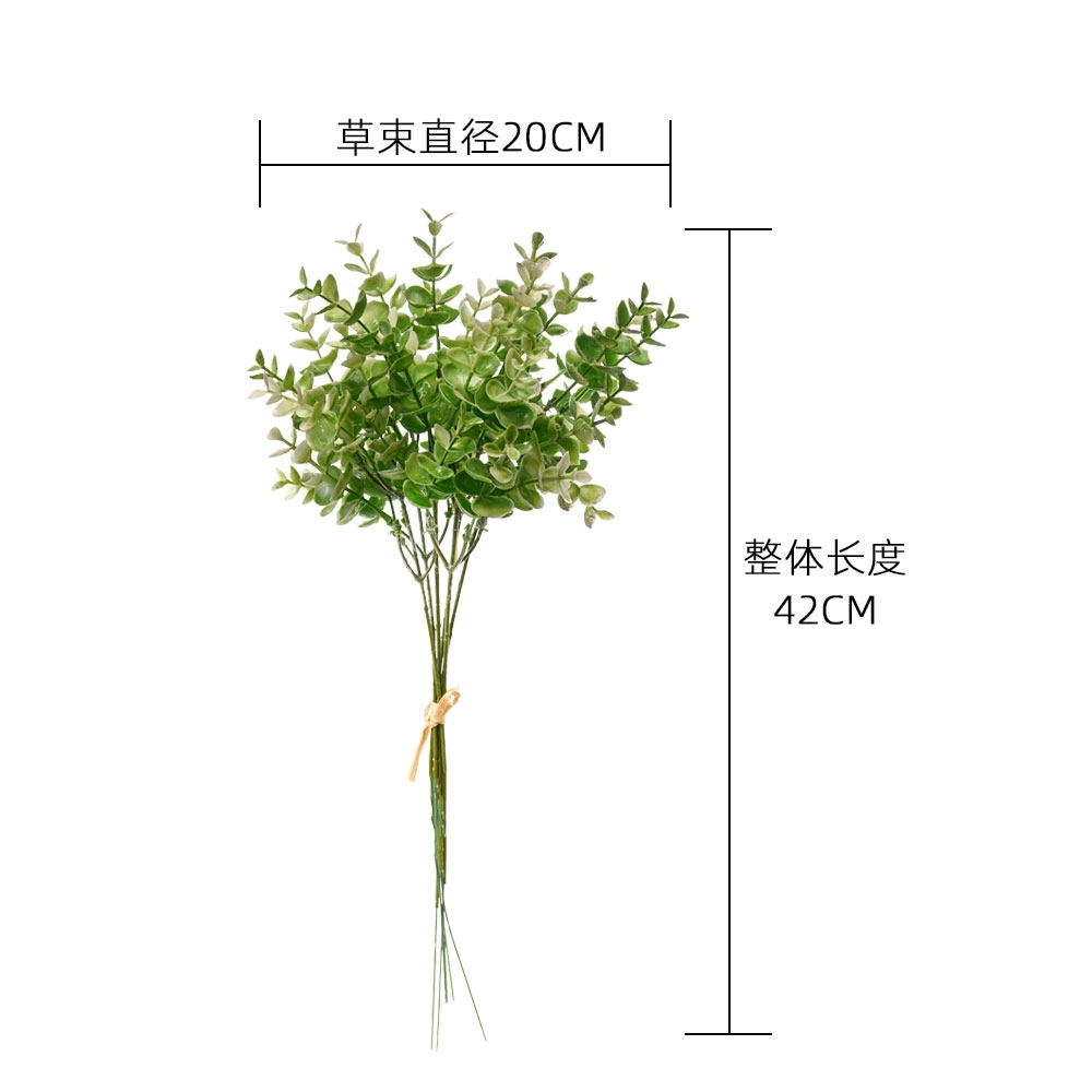 YC1078 Artificial Flower Bouquet Eucalyptus Hot Selling Decorative Flowers and Plants