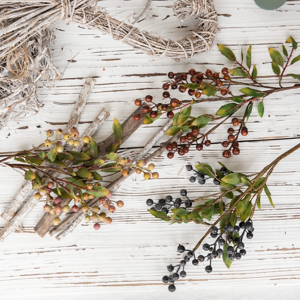 MW25589 Artificial Flower Berry Summer Berry Branch Popular Christmas Picks Party Decoration
