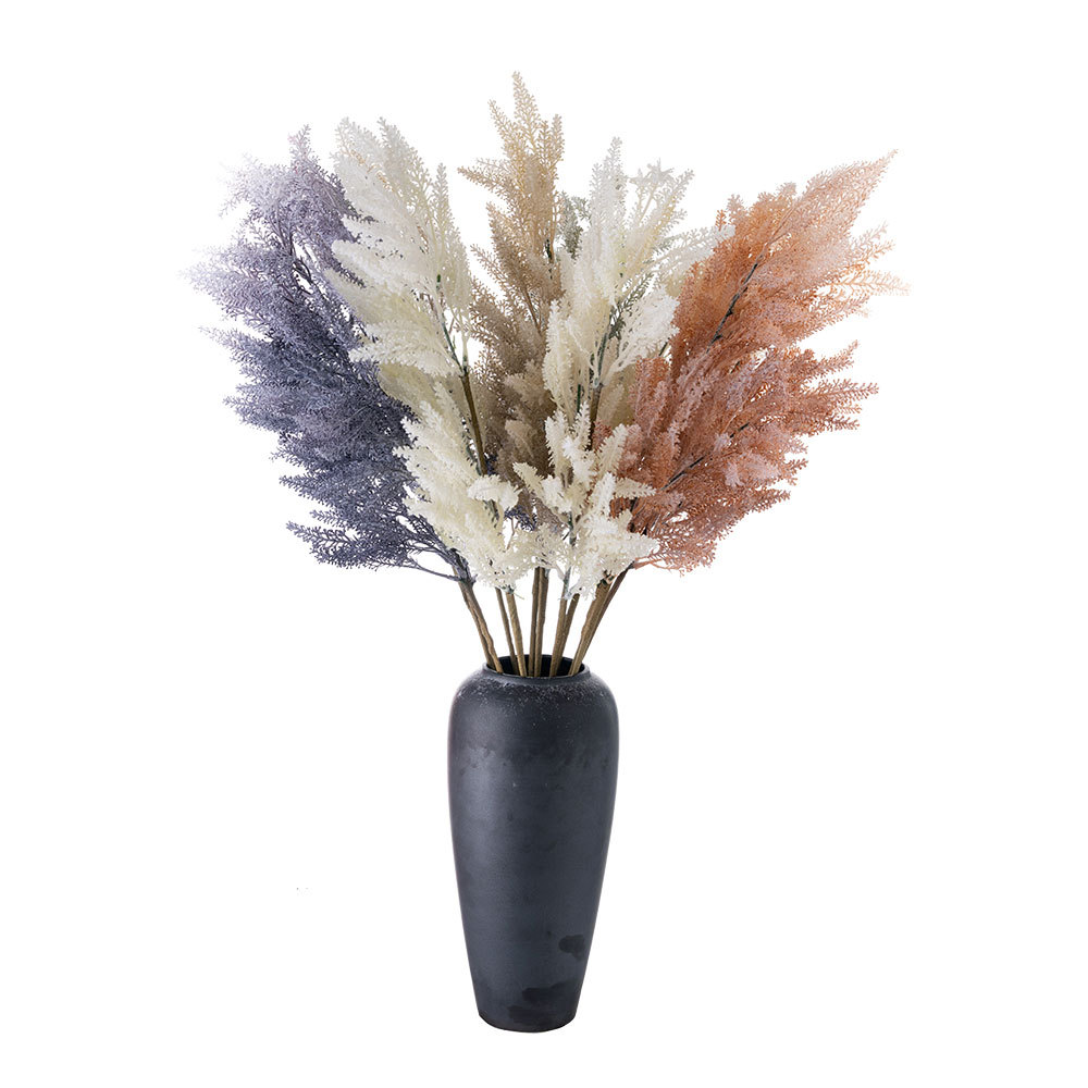 MW09111 Long Branch Flocked Sage Leaf Branches for Home Office Flowers Bouquet Centerpiece Wedding Decoration