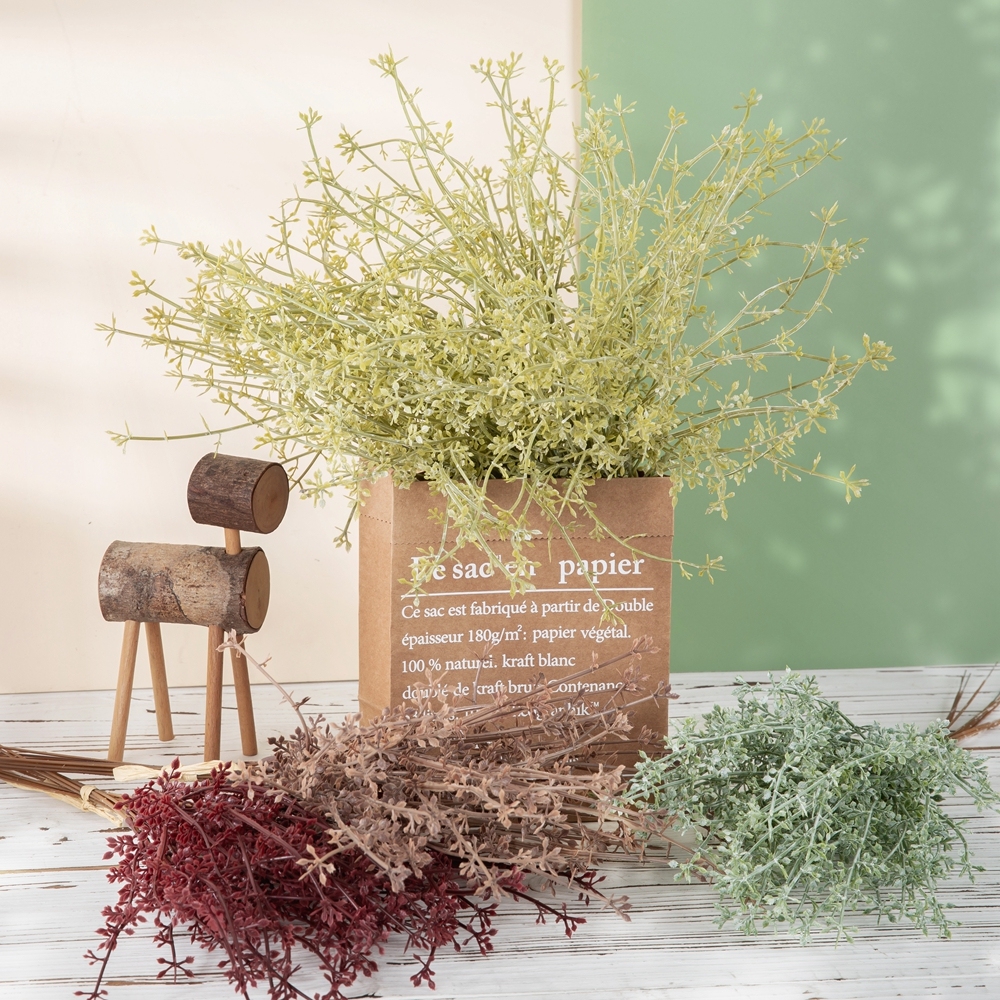 YC1067 Factory Direct Sale Artificial Flower Plant Plastic Corn Bunch for Wedding Flower Wall Decor