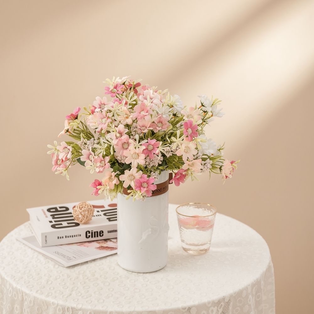 MW81001 Artificial Flower Bouquet Wild Chrysanthemum High Quality Festive Decorations