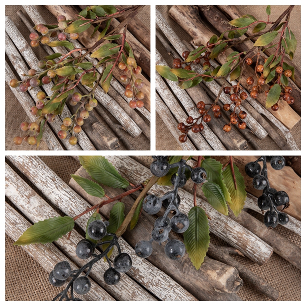 MW25589 Artificial Flower Berry Summer Berry Branch Popular Christmas Picks Party Decoration