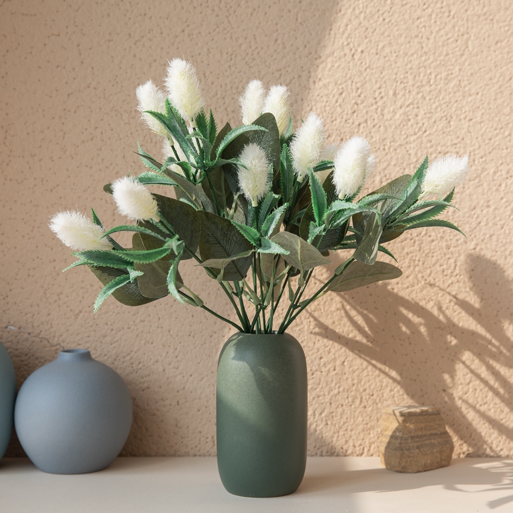 MW73787 Artificial Flower Bouquet rabbit tail grass Hot Selling Wedding Decoration