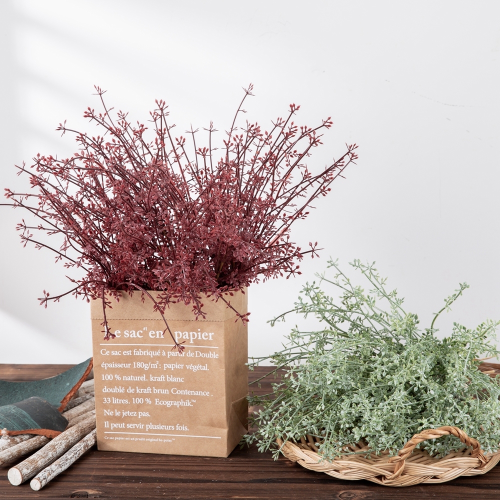 YC1067 Factory Direct Sale Artificial Flower Plant Plastic Corn Bunch for Wedding Flower Wall Decor