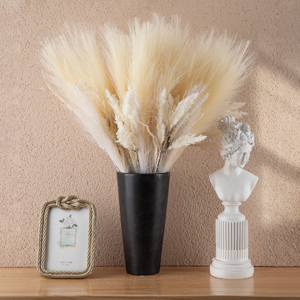 MW85101 Artificial Pampas Grass Astilbe Bundle Hot Selling Wedding Decoration Decorative Flowers and Plants