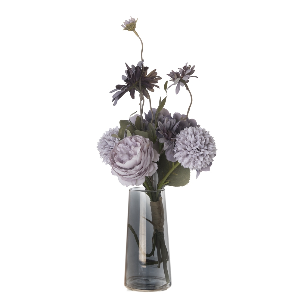 CF01035 Artificial Flower Bouquet Dandelion Camellia Chrysanthemum Wholesale Decorative Flower