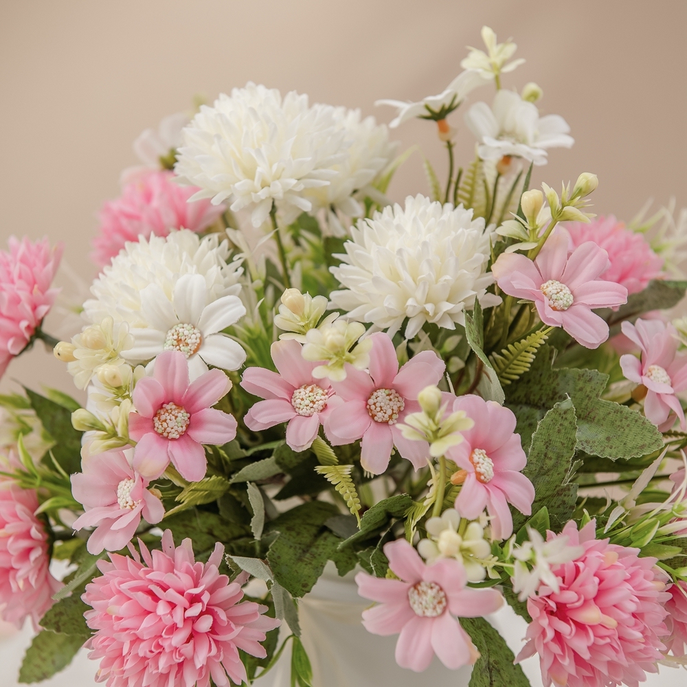 MW81003 Artificial Flower Bouquet Cusp Chrysanthemum Popular Decorative Flowers and Plants
