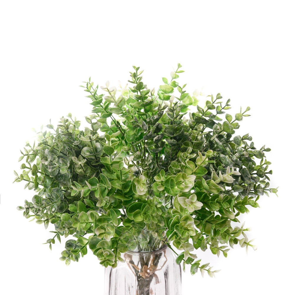 YC1078 Artificial Flower Bouquet Eucalyptus Hot Selling Decorative Flowers and Plants