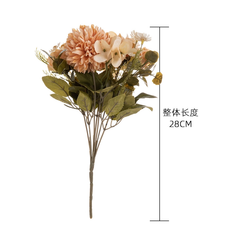MW66792 Artificial Flower Bouquet Autumn Chamomile Bouquet Hot Selling Garden Wedding Decoration