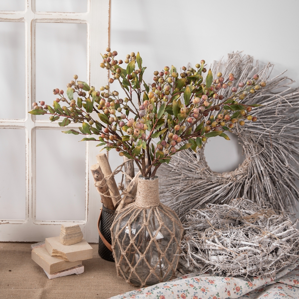 MW25589 Artificial Flower Berry Summer Berry Branch Popular Christmas Picks Party Decoration