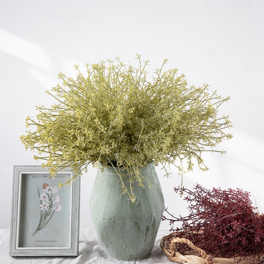 YC1067 Factory Direct Sale Artificial Flower Plant Plastic Corn Bunch for Wedding Flower Wall Decor