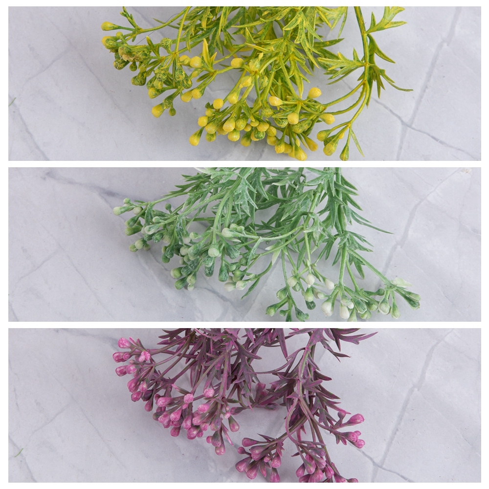 DY1-3168 Wholesale Pastoral style chrysanthemum fruit home decorative Plastic artificial plant For Christmas Picks