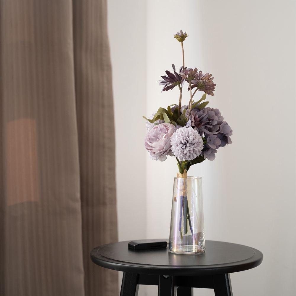 CF01035 Artificial Flower Bouquet Dandelion Camellia Chrysanthemum Wholesale Decorative Flower