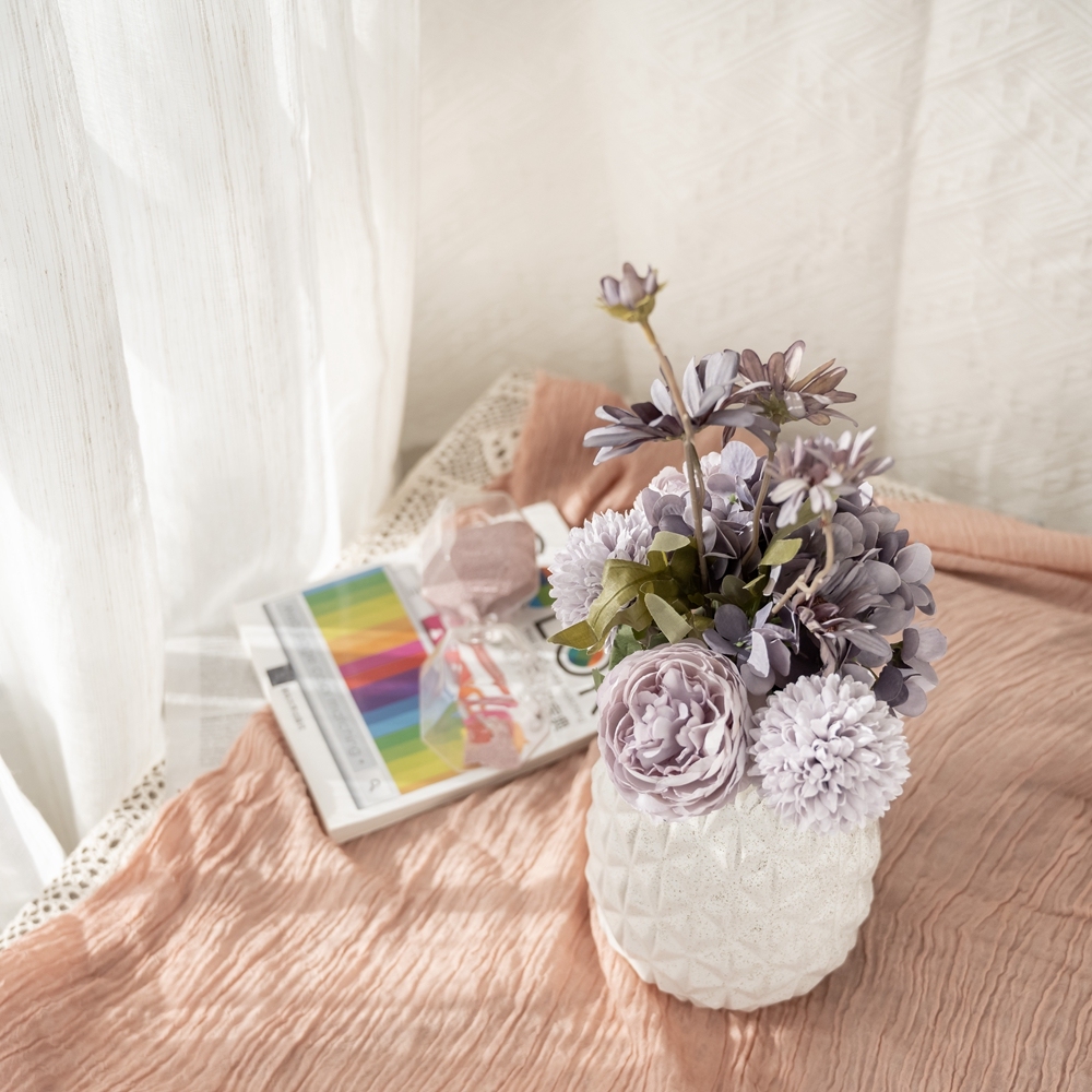 CF01035 Artificial Flower Bouquet Dandelion Camellia Chrysanthemum Wholesale Decorative Flower