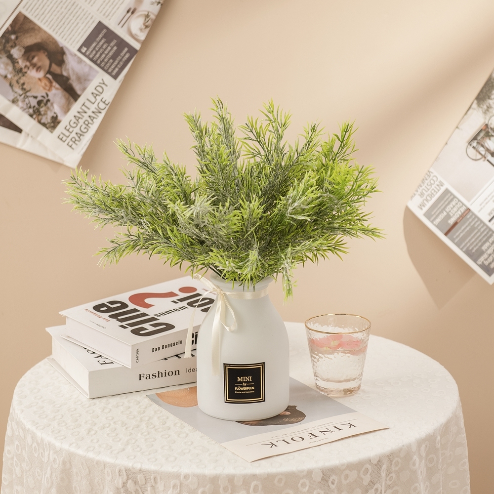 MW73785 Artificial Flower Plant Asparagus Grass Realistic Flower Wall Backdrop Decorative Flower