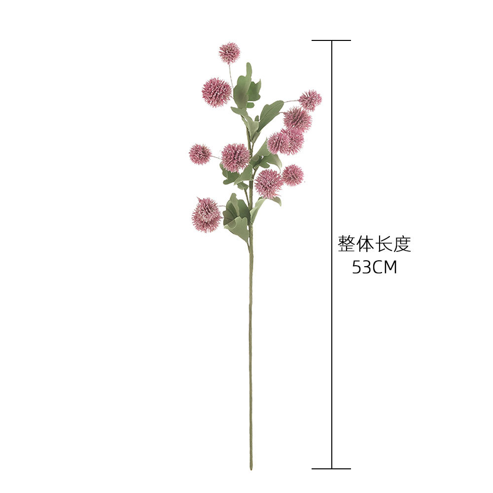 MW61213 Popular Artificial Flower Plastic White Artificial Dandelion For Decorative Flower