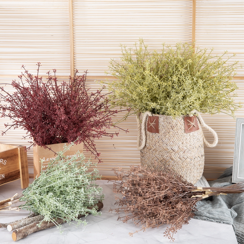 YC1067 Factory Direct Sale Artificial Flower Plant Plastic Corn Bunch for Wedding Flower Wall Decor