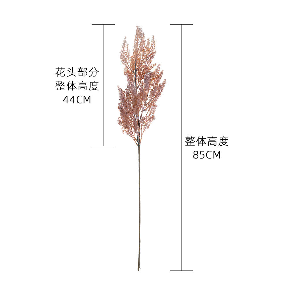 MW09111 Long Branch Flocked Sage Leaf Branches for Home Office Flowers Bouquet Centerpiece Wedding Decoration