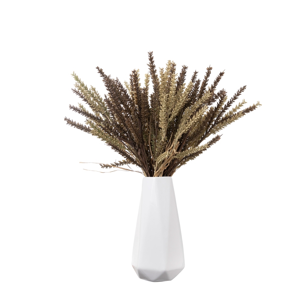 MW89003 Artificial Plastic Wheat Branch Overall Length 49cm for Home Wedding Decoration