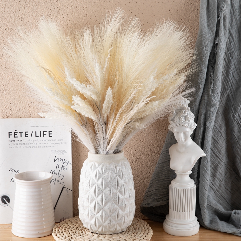 MW85101 Artificial Pampas Grass Astilbe Bundle Hot Selling Wedding Decoration Decorative Flowers and Plants
