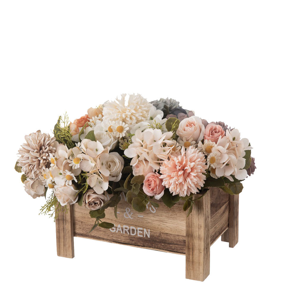 MW66792 Artificial Flower Bouquet Autumn Chamomile Bouquet Hot Selling Garden Wedding Decoration