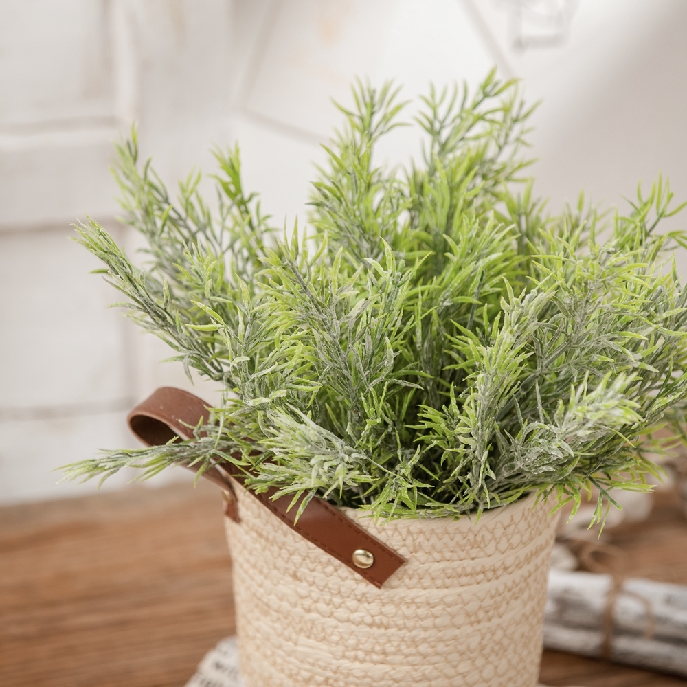 MW73785 Artificial Flower Plant Asparagus Grass Realistic Flower Wall Backdrop Decorative Flower