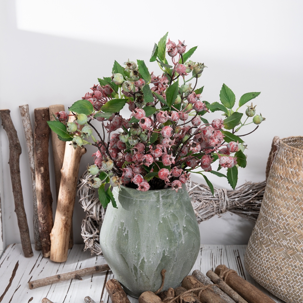 MW25584 Artificial Flower Berry Hot Selling Christmas Picks Festive Decorations