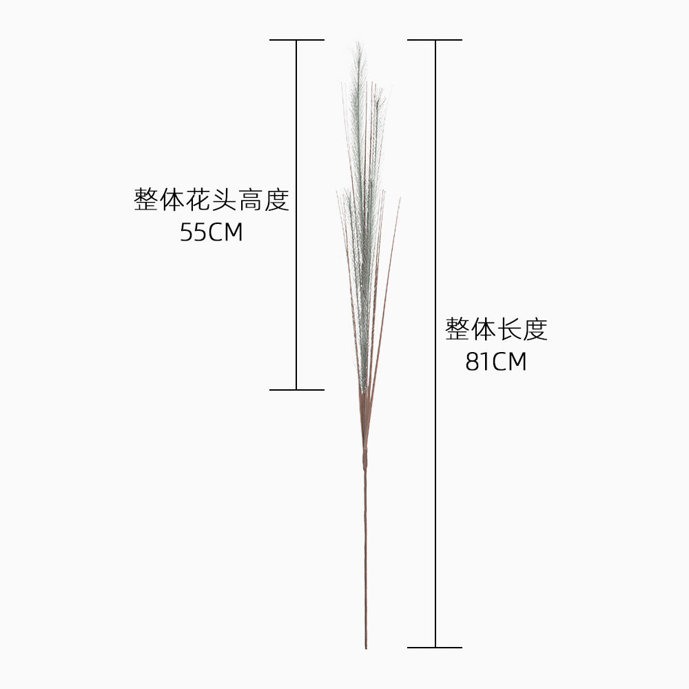 MW85501 New Design Artificial Flower Plant Fabric Pampas Grass For Flower Wall Backdrop