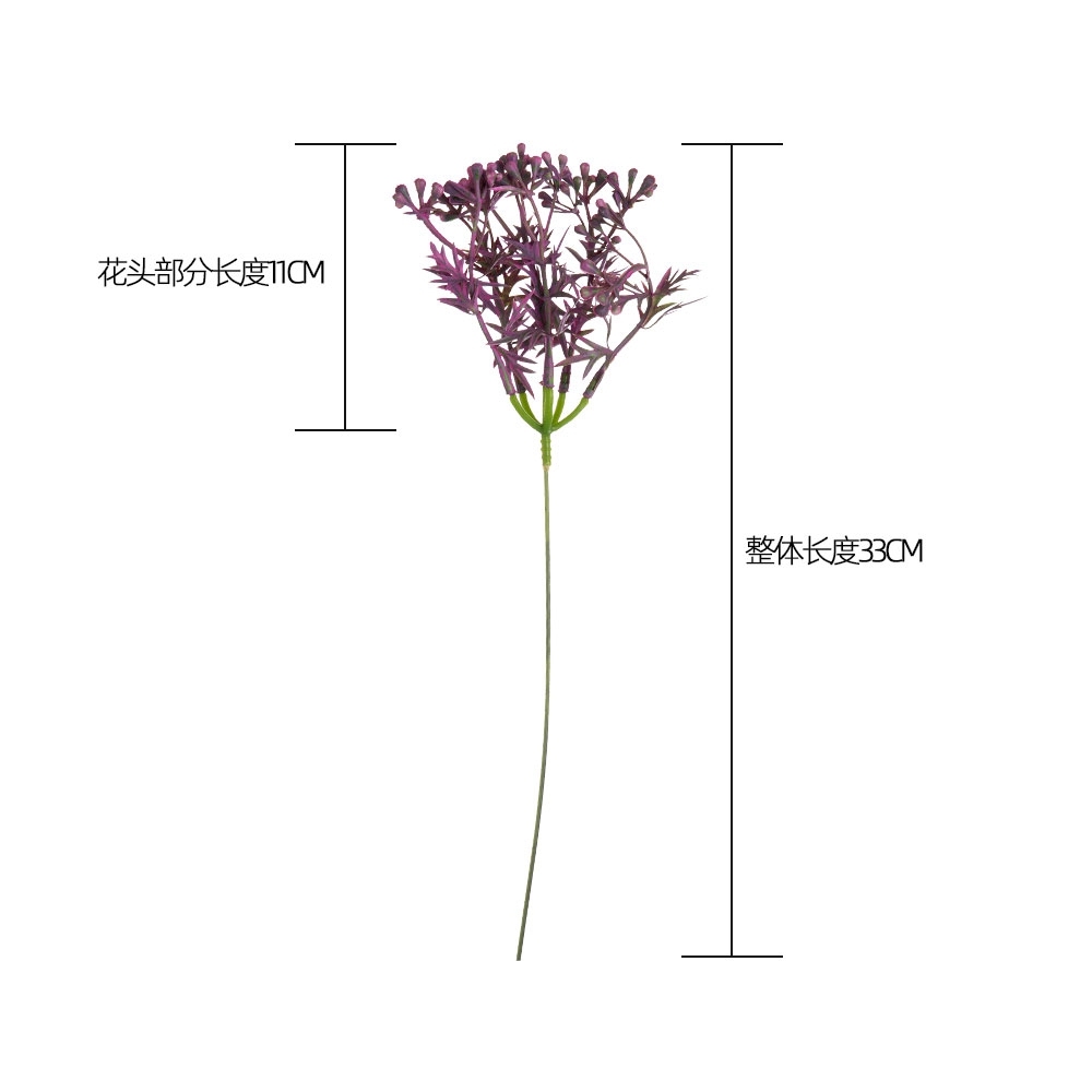 DY1-3168 Wholesale Pastoral style chrysanthemum fruit home decorative Plastic artificial plant For Christmas Picks