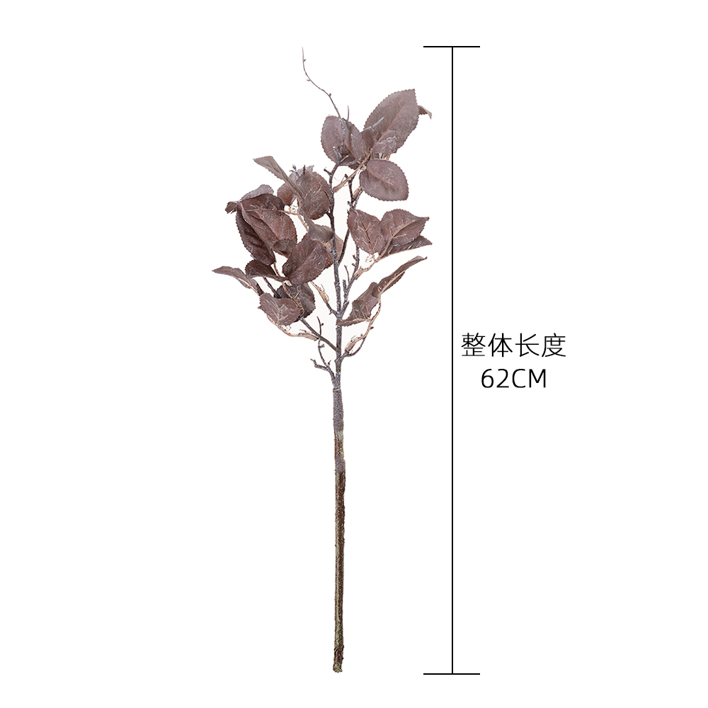 MW82116 Artificial Flower Plant Rose Leaf Artificial Silk Realistic For Wedding Decoration