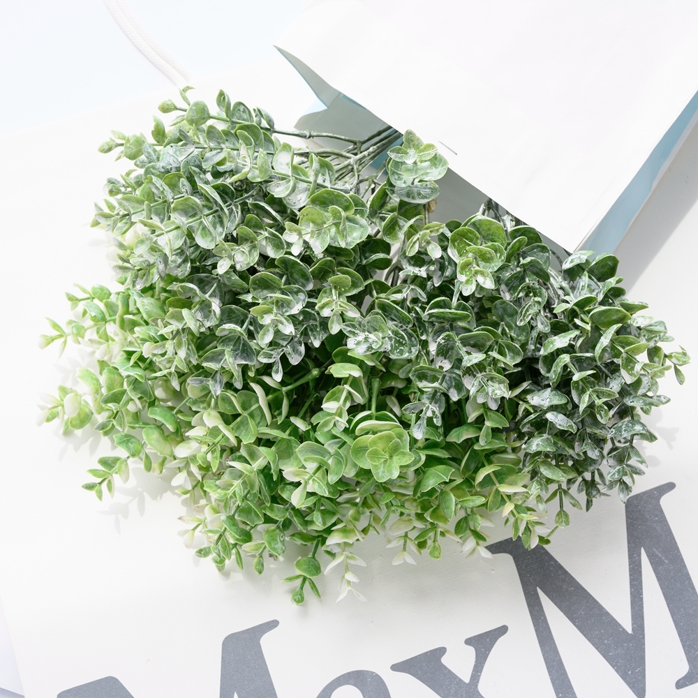 YC1078 Artificial Flower Bouquet Eucalyptus Hot Selling Decorative Flowers and Plants