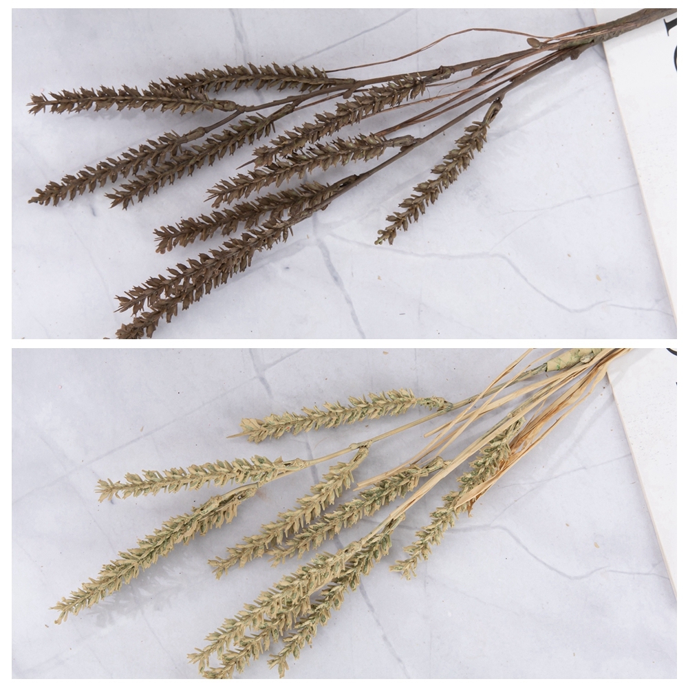 MW89003 Artificial Plastic Wheat Branch Overall Length 49cm for Home Wedding Decoration