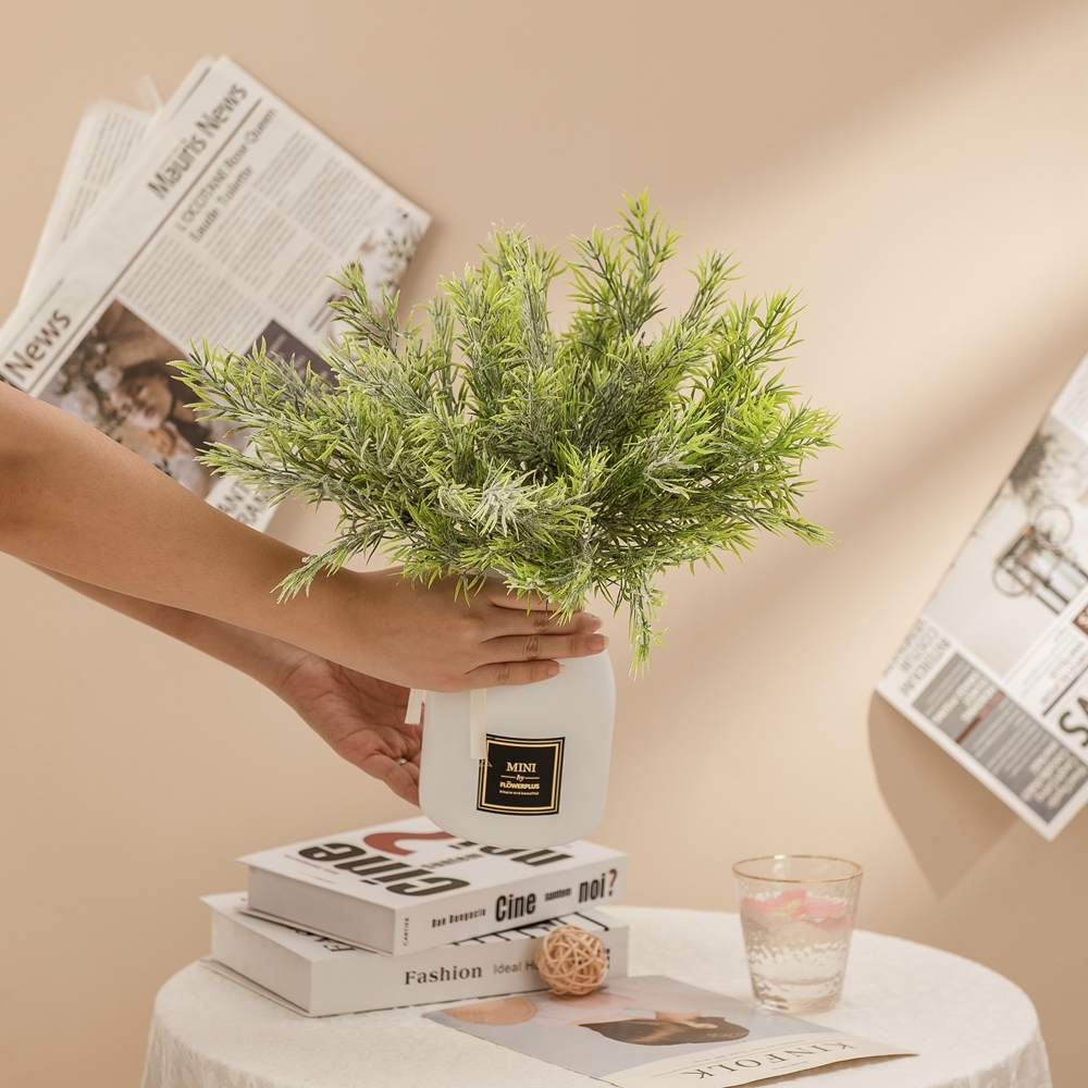 MW73785 Artificial Flower Plant Asparagus Grass Realistic Flower Wall Backdrop Decorative Flower