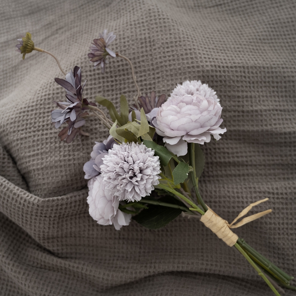 CF01035 Artificial Flower Bouquet Dandelion Camellia Chrysanthemum Wholesale Decorative Flower