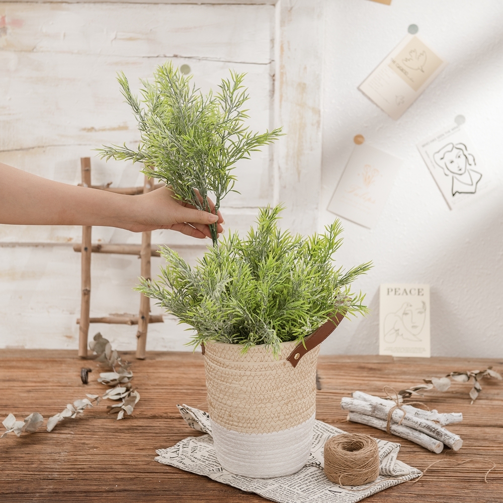 MW73785 Artificial Flower Plant Asparagus Grass Realistic Flower Wall Backdrop Decorative Flower