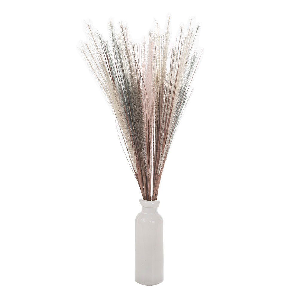 MW85501 New Design Artificial Flower Plant Fabric Pampas Grass For Flower Wall Backdrop