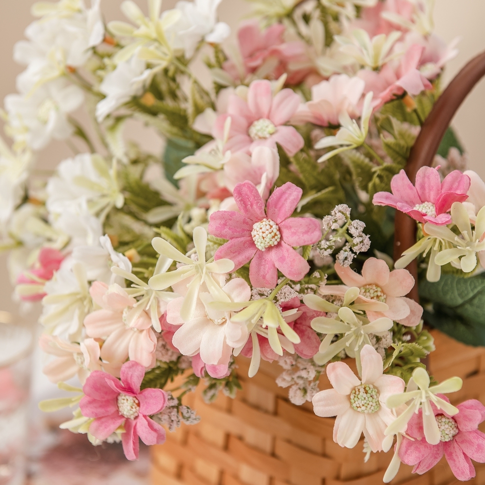 MW81001 Artificial Flower Bouquet Wild Chrysanthemum High Quality Festive Decorations