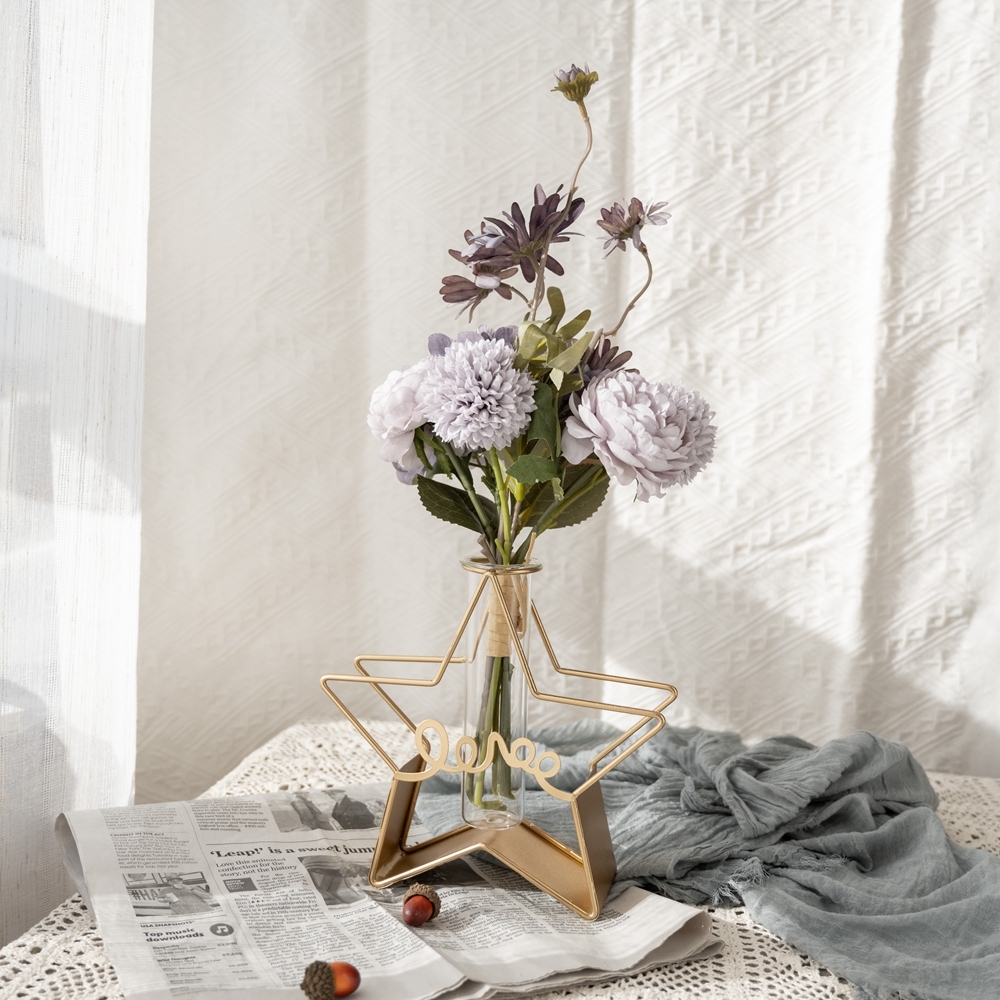 CF01035 Artificial Flower Bouquet Dandelion Camellia Chrysanthemum Wholesale Decorative Flower
