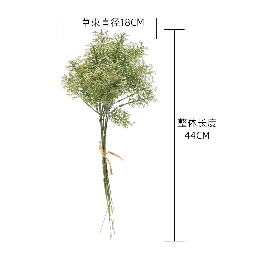 YC1076 Artificial Flower Bouquet Wormwood Herb Plant Hot Selling Decorative Flowers and Plants