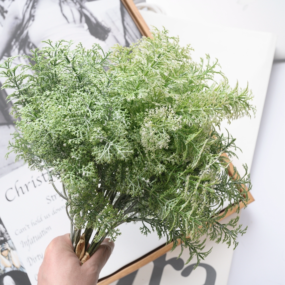 YC1076 Artificial Flower Bouquet Wormwood Herb Plant Hot Selling Decorative Flowers and Plants