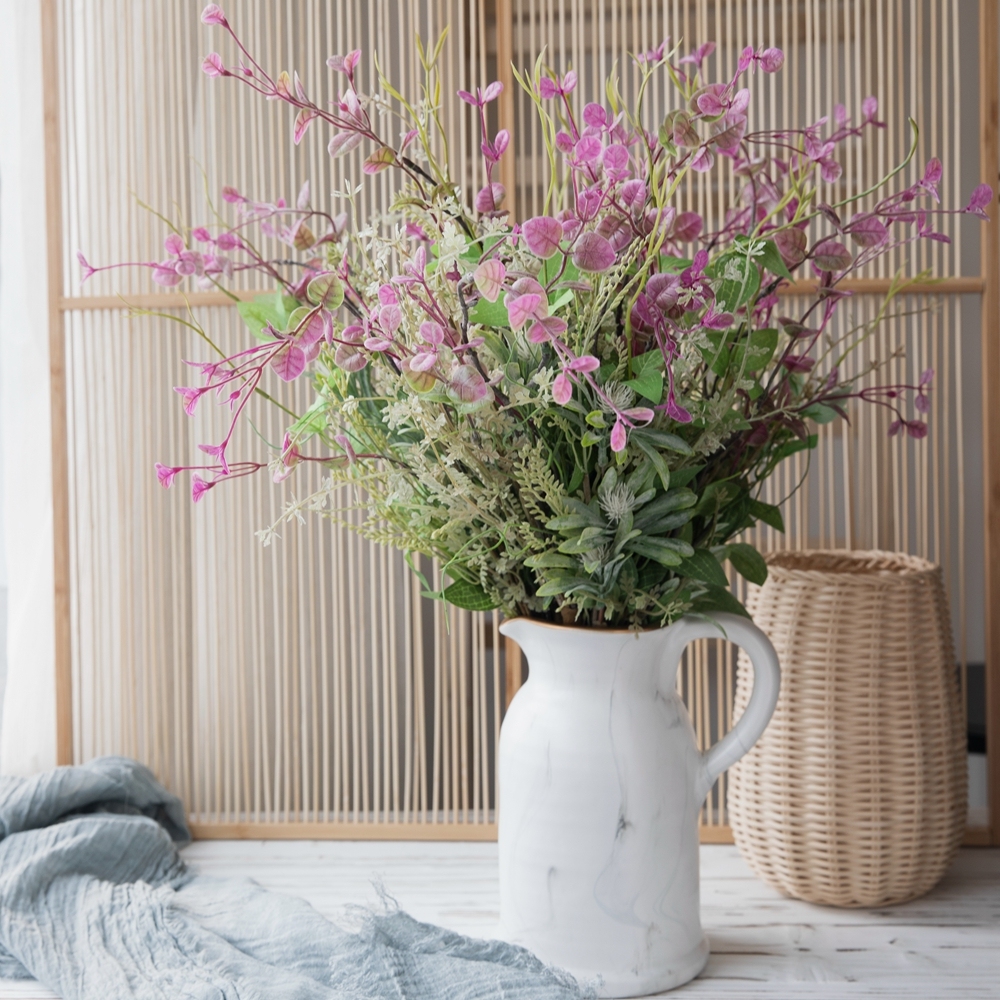 DY1-1992A Artificial Flower Plant Artificial Clematis Hot Selling Decorative Flowers and Plants