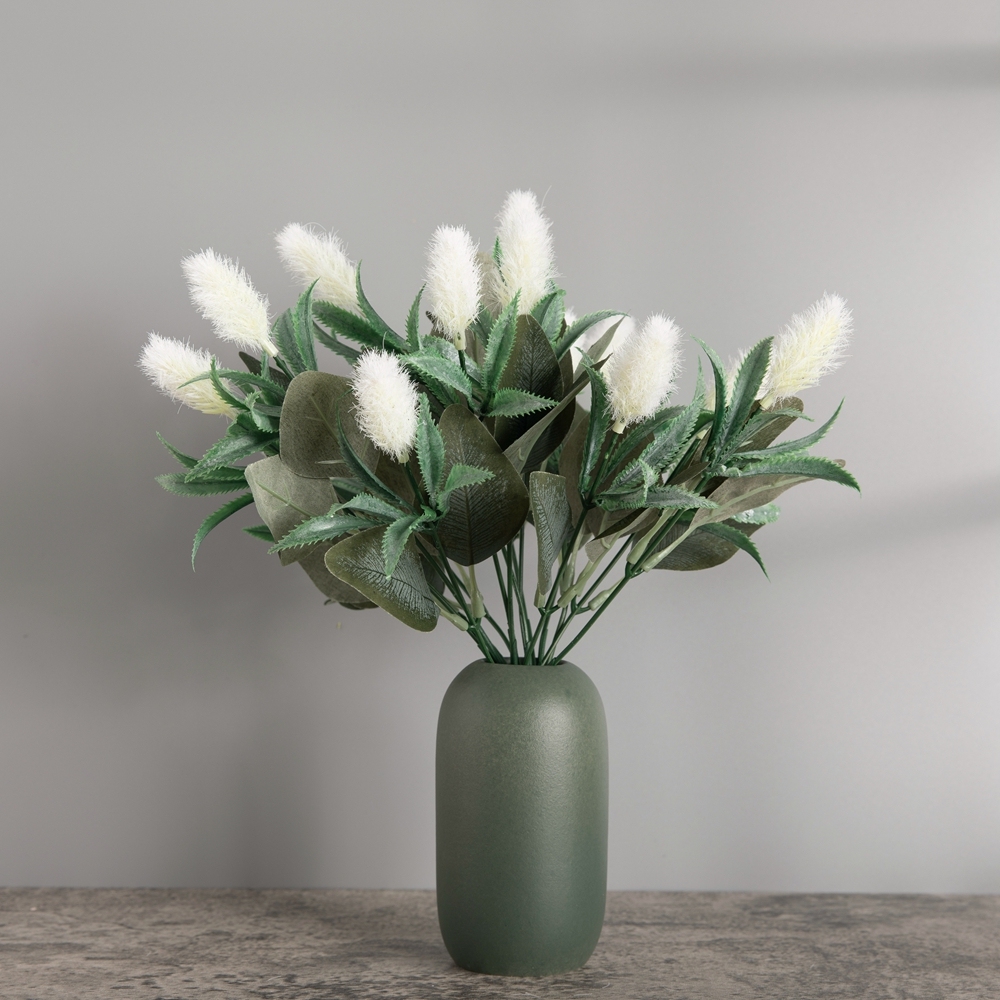 MW73787 Artificial Flower Bouquet rabbit tail grass Hot Selling Wedding Decoration